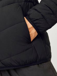 Jack & Jones Kapüşon Elastik bağlamalı manşetler Kapitone ceket -Black - 12256983