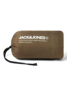 Jack & Jones Kapüşon Elastik bağlamalı manşetler Kapitone ceket -Canteen - 12256983