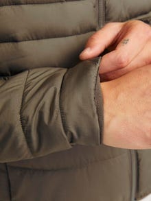 Jack & Jones Kapüşon Elastik bağlamalı manşetler Kapitone ceket -Canteen - 12256983