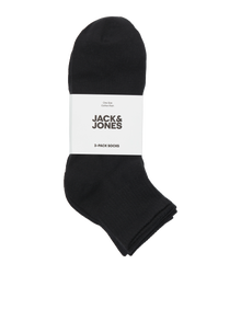 Jack & Jones Erkek 3'lü Çorap Paketi - Leon -Black - 12257150