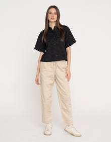 Jack & Jones Kadın Beli Lastikli TENCEL™ Pantolon - Emily -Fog - 12257552