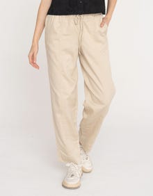 Jack & Jones Kadın Beli Lastikli TENCEL™ Pantolon - Emily -Fog - 12257552