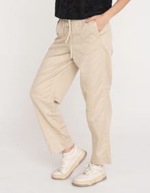 Jack & Jones Kadın Beli Lastikli TENCEL™ Pantolon - Emily -Fog - 12257552
