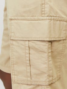 Jack & Jones Büyük Beden Kargo Cepli Şort - Cole -Crockery - 12257678
