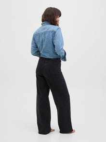 Jack & Jones Kadın Wıde Fıt Jean - Tokyo -Black Denim - 12259638