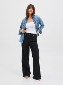 Jack & Jones Kadın Wıde Fıt Jean - Tokyo -Black Denim - 12259638