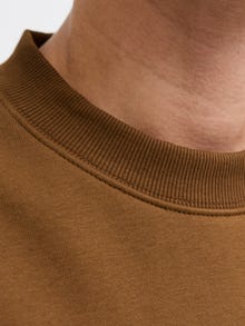 Jack & Jones Erkek Bisiklet Yaka Düz Renk Sweatshırt - Urban -Monks Robe - 12259945