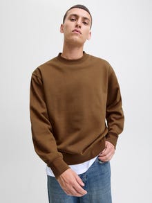 Jack & Jones Erkek Bisiklet Yaka Düz Renk Sweatshırt - Urban -Monks Robe - 12259945