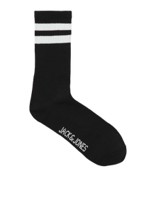 Jack & Jones Logolu 3'lü Paket Çorap - Travis -Black - 12260082