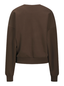 Jack & Jones Kadın Bisiklet Yaka Baskılı Sweatshırt -Merle -Bracken - 12260608