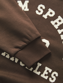 Jack & Jones Kadın Bisiklet Yaka Baskılı Sweatshırt -Merle -Bracken - 12260608