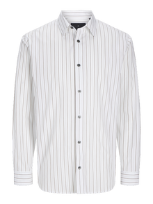 Jack & Jones Erkek Relaxed Fıt Gömlek - Bushwıck -White - 12260628
