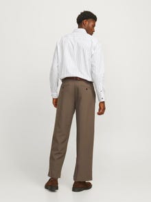Jack & Jones Erkek Relaxed Fıt Gömlek - Bushwıck -White - 12260628