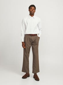 Jack & Jones Erkek Relaxed Fıt Gömlek - Bushwıck -Bright White - 12260628