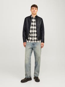 Jack & Jones Erkek Suni Deri Ceket - Dylan -Black - 12261195