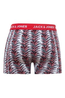 Jack & Jones Erkek Desenli Tekli Boxer - Alec -Pompeian Red - 12262249