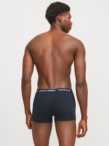 Jack & Jones Erkek Logolu Beli Lastikli 5'li Boxer Paketi - Anthony -Navy Blazer - 12263362