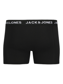 Jack & Jones Erkek Logolu Beli Lastikli 5'li Boxer Paketi - Anthony -Black - 12263362