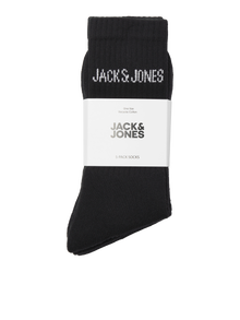 Jack & Jones Erkek 5'li Çorap Paketi - Regen -Black - 12266536