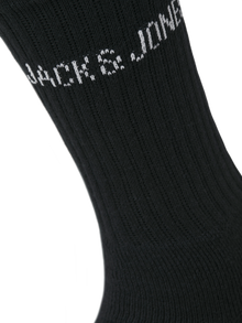 Jack & Jones Erkek 5'li Çorap Paketi - Regen -Black - 12266536