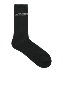 Jack & Jones Erkek 5'li Çorap Paketi - Regen -Light Grey Melange - 12266536