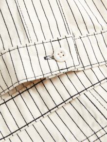 Jack & Jones Kadın Çizgili Gömlek - Maddy -Blanc de Blanc - 12267802