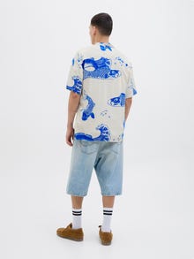 Jack & Jones Erkek Desenli Gömlek - Jeff -Lapis Blue - 12268465