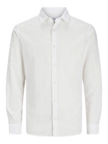 Jack & Jones Slim Kalıp Gömlek Yaka Gömlek -White - 12268964