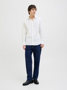 Jack & Jones Slim Kalıp Gömlek Yaka Gömlek -White - 12268964
