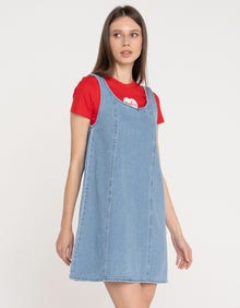 Jack & Jones Kadın Denım Elbise - Stella -Light Blue Denim - 12269051