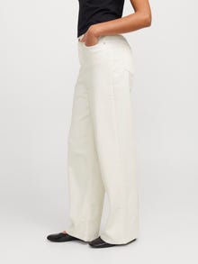 Jack & Jones Geniş Bacak Kalıp Yüksek bel Kot -White Denim - 12269078