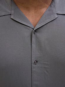 Jack & Jones Büyük Beden Kısa Kollu Gömlek - Jeff -Castlerock - 12269094