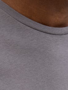 Jack & Jones Erkek Bisiklet Yaka Baskılı Tişört - Jaxon -Castlerock - 12269390