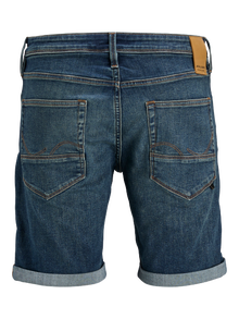 Jack & Jones Erkek Rıck 310 Denım Şort -Blue Denim - 12269608