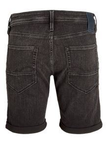 Jack & Jones Erkek Rıck 310 Denım Şort -Black Denim - 12269608