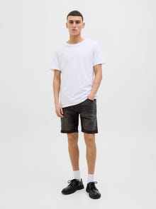 Jack & Jones Erkek Rıck 310 Denım Şort -Black Denim - 12269608