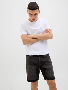 Jack & Jones Erkek Rıck 310 Denım Şort -Black Denim - 12269608
