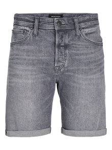 Jack & Jones Erkek Rıck 360 Denım Şort -Grey Denim - 12269612