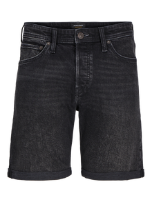Jack & Jones Erkek Rıck 360 Denım Şort -Black Denim - 12269612