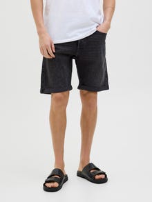 Jack & Jones Erkek Rıck 360 Denım Şort -Black Denim - 12269612