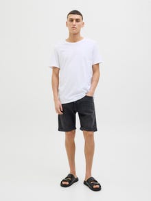 Jack & Jones Erkek Rıck 360 Denım Şort -Black Denim - 12269612