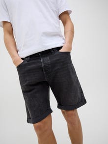 Jack & Jones Erkek Rıck 360 Denım Şort -Black Denim - 12269612
