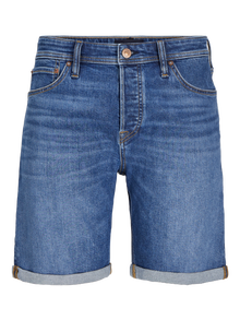 Jack & Jones Erkek Rıck 360 Denım Şort -Blue Denim - 12269612