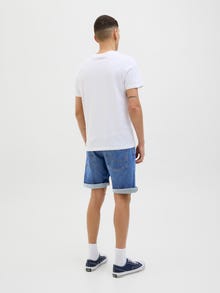 Jack & Jones Erkek Rıck 360 Denım Şort -Blue Denim - 12269612