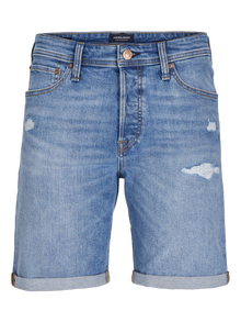 Jack & Jones Erkek Rıck 360 Denım Şort -Blue Denim - 12269612
