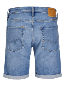 Jack & Jones Erkek Rıck 360 Denım Şort -Blue Denim - 12269612