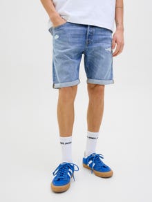 Jack & Jones Erkek Rıck 360 Denım Şort -Blue Denim - 12269612