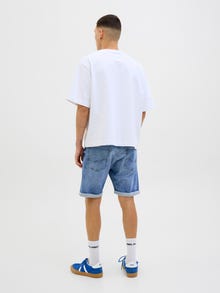 Jack & Jones Erkek Rıck 360 Denım Şort -Blue Denim - 12269612