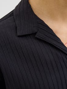 Jack & Jones Erkek Kısa Kollu Gömlek - Massımo -Black - 12269640