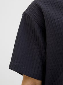 Jack & Jones Erkek Kısa Kollu Gömlek - Massımo -Black - 12269640